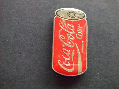 Coca Cola Blikje zilverkleurige bovenkant